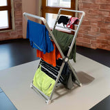 Folding Clothes Drying Rack With Ample Capacity Garment That Folds Completely Flat For Space-Saving Vertical Design - Image 1