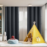 Full Blackout Thermal Curtains With Insulated Grommet Panels For Total Darkness And Noise Reduction - Image 6