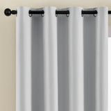 Full Blackout Thermal Curtains With Insulated Grommet Panels For Total Darkness And Noise Reduction - Image 10