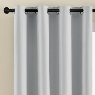 Full Blackout Thermal Curtains With Insulated Grommet Panels For Total Darkness And Noise Reduction - Image 10