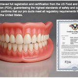 Glue Dentures Full Upper And Lower Set With Fda Registration For Comfort And Security - Image 3