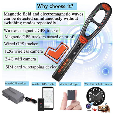 GPS Tracker Detector With Free Detection Tube And Improved Range For Finding Hidden Cameras - Image 3