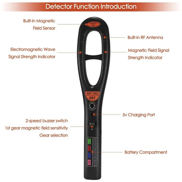 GPS Tracker Detector With Improved Detection Range And Long Battery Life Handheld With Free Tube - Image 8