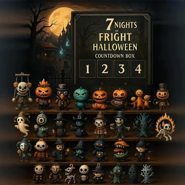 Halloween Advent Calendar With Collectible Miniature Figurines For Spooky Countdown Decoration - Image 1