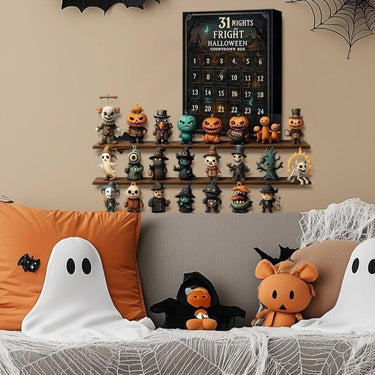 Halloween Advent Calendar With Collectible Miniature Figurines For Spooky Countdown Decoration - Image 5