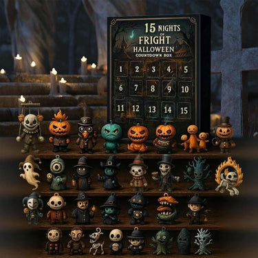 Halloween Advent Calendar With Collectible Miniature Figurines For Spooky Countdown Decoration - Image 3