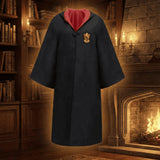 Halloween Costume Relaxed Wizard Robe Button-Front - Image 1
