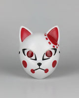 Halloween Fox Mask Japanese Demon Design LED Light Up Cosplay Party Costume - Image 7