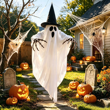 Halloween Ghost Decoration Spooky Hanging Fabric Skeleton-Hands - Image 3
