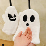 Halloween Hand Towel Ghost With Integrated Hanging Loop For Kitchen Bathroom Decorative Use - Image 5