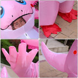 Halloween Inflatable Costume Axolotl With Battery-Operated Fan And Clear Face Window - Image 6