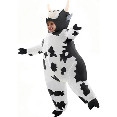 Halloween Inflatable Costume Cow With Animal Design Full-Body And Comfortable & Lightweight For Adults - Image 3