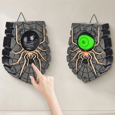 Halloween Light Decoration Wireless Doorbell With One Eyed Spider Design For Decor - Image 2