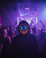 Halloween Mask Kids' Red Light LED With Therapy And Gesture Control For Party Costume And At Home Use - Image 1