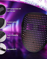 Halloween Mask Kids' Red Light LED With Therapy And Gesture Control For Party Costume And At Home Use - Image 2
