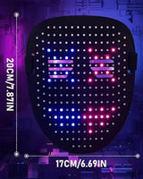 Halloween Mask Kids' Red Light LED With Therapy And Gesture Control For Party Costume And At Home Use - Image 4