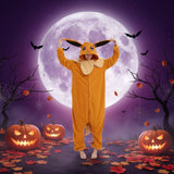Halloween Onesie Pajamas Kids' Christmas With Character Hood And Fleece For Xmas Party - Image 9