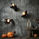 Halloween Wall Decoration Reaching Hand With Warm LED Candle Mounted Decor - Image 6