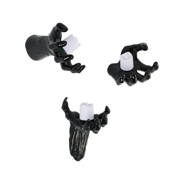 Halloween Wall Decoration Reaching Hand With Warm LED Candle Mounted Decor - Image 9