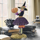 Halloween Witch Figurine Decorative Resin Figure For Indoor Display Lightweight Design Halloween Decor - Image 10
