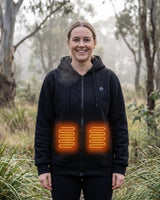 Heated Jacket Electric Zip Up Hoodie With Built-In Heating Elements For Warmth Without Bulk - Image 9