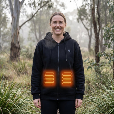 Heated Jacket Electric Zip Up Hoodie With Built-In Heating Elements For Warmth Without Bulk - Image 9