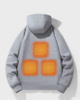 Heated Jacket Electric Zip Up Hoodie With Built-In Heating Elements For Warmth Without Bulk - Image 2