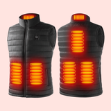 Heated Vest Men Electric Rechargeable Battery Integrated Heating Zones Waterproof Windproof - Image 2