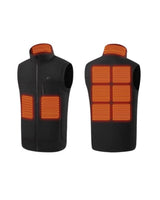Heated Vest Men's Electric With Rechargeable USB Power And Stand Collar For Sleek Layerable Fit - Image 1
