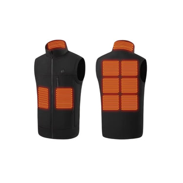 Heated Vest Men's Electric With Rechargeable USB Power And Stand Collar For Sleek Layerable Fit - Image 1