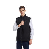 Heated Vest Men's Electric With Rechargeable USB Power And Stand Collar For Sleek Layerable Fit - Image 3