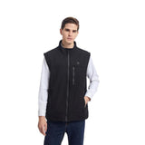Heated Vest Men's Electric With Rechargeable USB Power And Stand Collar For Sleek Layerable Fit - Image 7