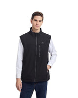 Heated Vest Men's Electric With Rechargeable USB Power And Stand Collar For Sleek Layerable Fit - Image 7