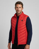 Heated Vest Men's USB Charging Puffer With Stand Collar And Built-In Heating Zones - Image 6