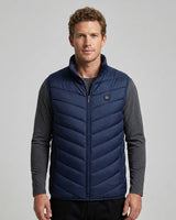 Heated Vest Men's USB Charging Puffer With Stand Collar And Built-In Heating Zones - Image 9