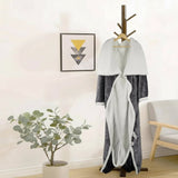 Heated Wearable Blanket Hooded Fleece Foot Pocket - Image 8