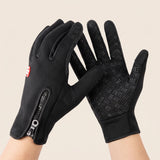 USB Heated Gloves Women Thermal Ladies Winter Snow Ski Cycling With Touchscreen Fingertips And Windproof Wrist Zipper - Image 3
