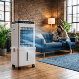 Home Appliances Mobile Air Cooler Tower With Wheels For Cooling And Humidification - Image 1