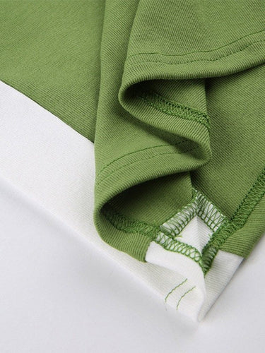 Vintage Crop Cami Top with Contrast Stripe 6