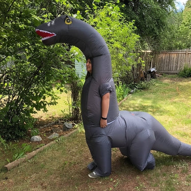 Inflatable Dinosaur Costume For Halloween With Instant Dino Impact For Party Fun - Image 3