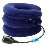Inflatable Neck Collar With Three-Layer Traction And Hand Pump For Adjustable Support - Image 2