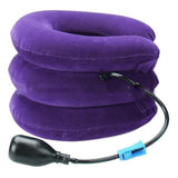 Inflatable Neck Collar With Three-Layer Traction And Hand Pump For Adjustable Support - Image 4