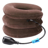 Inflatable Neck Collar With Three-Layer Traction And Hand Pump For Adjustable Support - Image 5