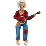 Interactive Halloween Decoration Glowing Skeleton LED Plug In Display Illuminated Decor - Image 2