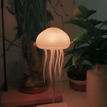 Jellyfish Lamp White Translucent Color Changing Rechargeable Night Light - Image 9