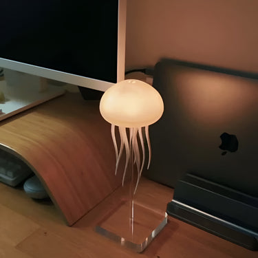 Jellyfish Lamp White Translucent Color Changing Rechargeable Night Light - Image 8