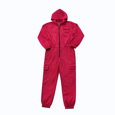 Kids Halloween Costume Kids' Hooded Jumpsuit With Mesh Mask And Gloves Trick-Or-Treat - Image 4