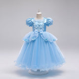 Kids' Halloween Princess Costume Dress With Tiara Wand And Accessories Set - Image 1