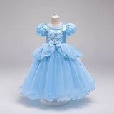 Kids' Halloween Princess Costume Dress With Tiara Wand And Accessories Set - Image 5