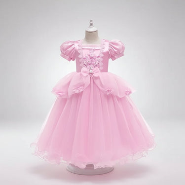 Kids' Halloween Princess Costume Dress With Tiara Wand And Accessories Set - Image 3
